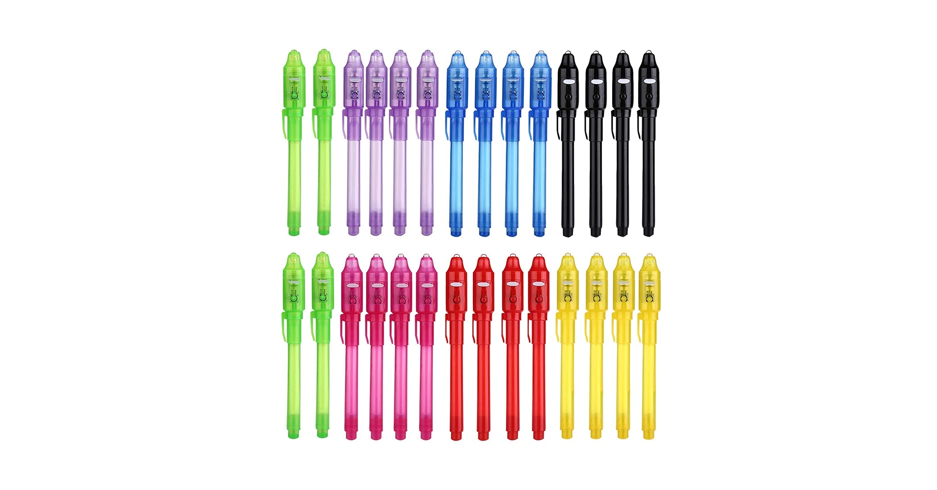 Amazon.com : SCStyle Invisible Ink Pen 28Pcs with UV Light